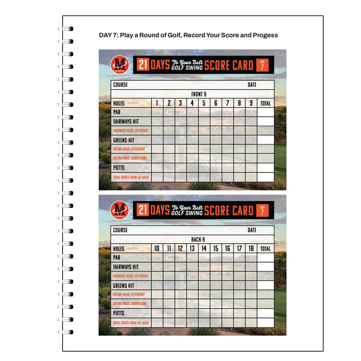 21 Days to YOUR Best Swing (Workbook)
